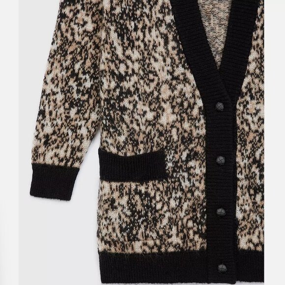 The Kooples Long, Oversized Mohair Knit Cardigan, Size M/L - Picture 7 of 10